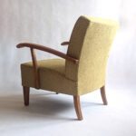 art-deco křeslo, retronaut