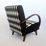 art-deco křeslo, retronaut