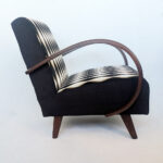 art-deco křeslo, retronaut